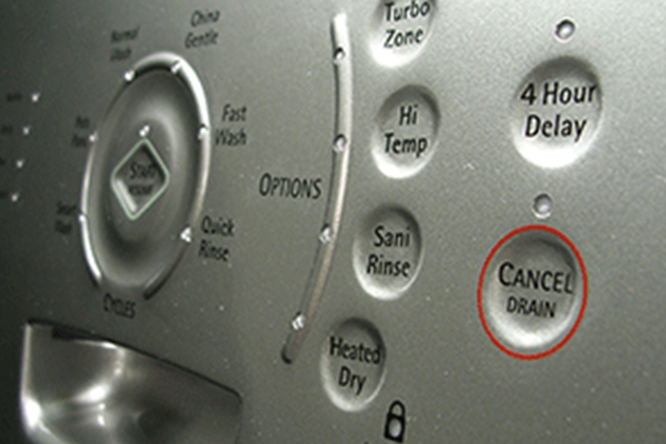 Dishwasher User Interface Console